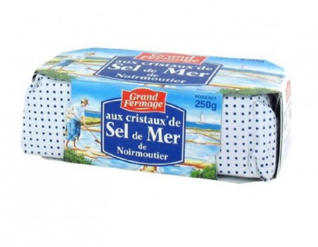 Beurre aux cristaux de sel de mer de Noirmoutier 82% M.G